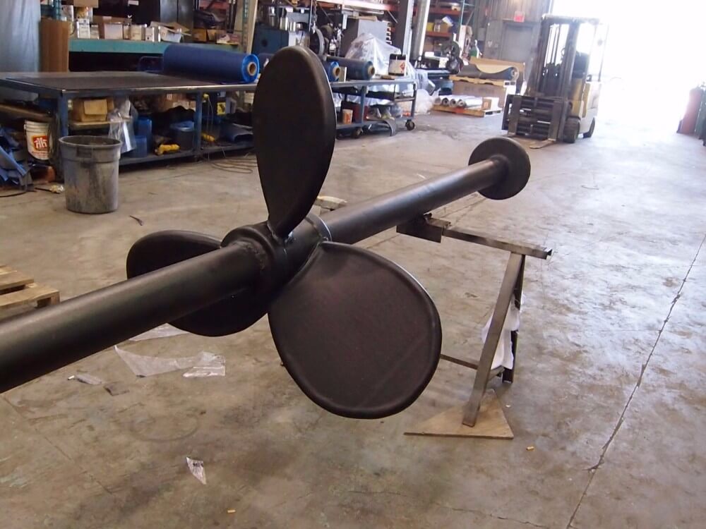 Propeller proceed industrial rubber covered